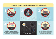 Faber Splendor Glass Top Gas Stove (4 Burner, Manual Ignition)