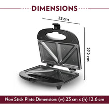 Borosil Klassy Sandwich Maker (Black, 800W)