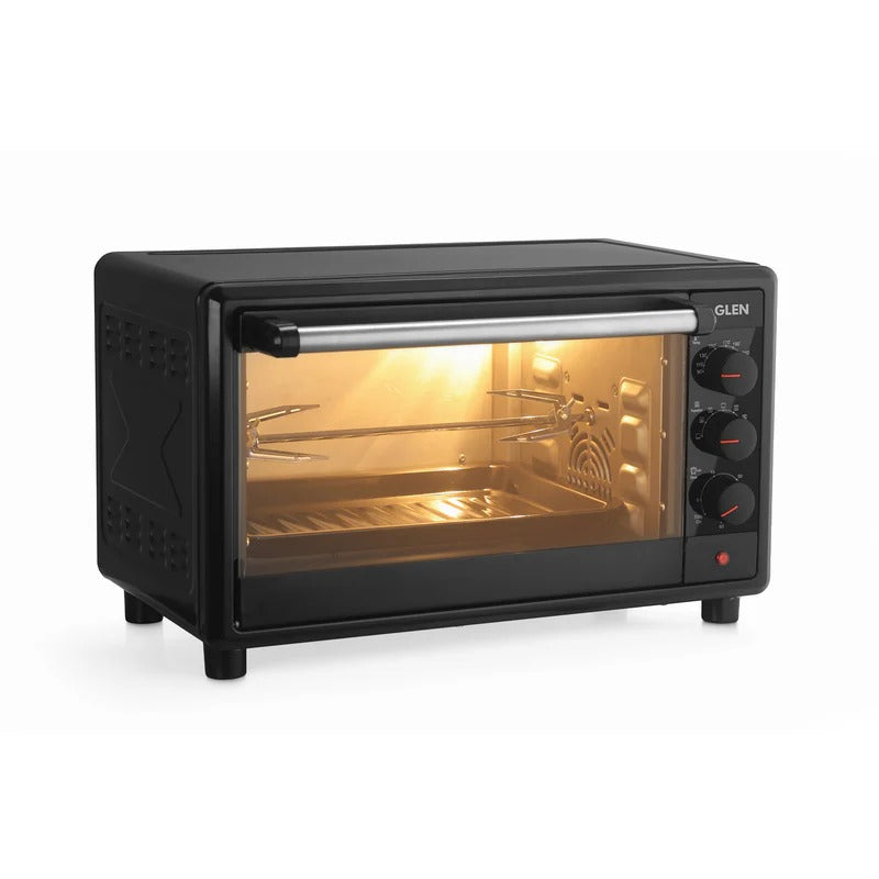 Glen Oven Toaster Griller (OTG) (25 Litre, Black)