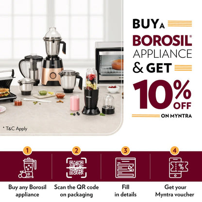 Borosil Electric Egg Boiler (7 Egg Capacity, 360W)