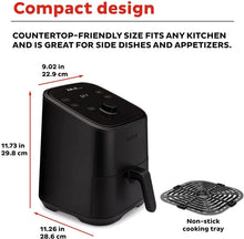 Instant Pot Vortex 2 Qt Digital Air Fryer (Black, 2 Litres Oil Capacity)