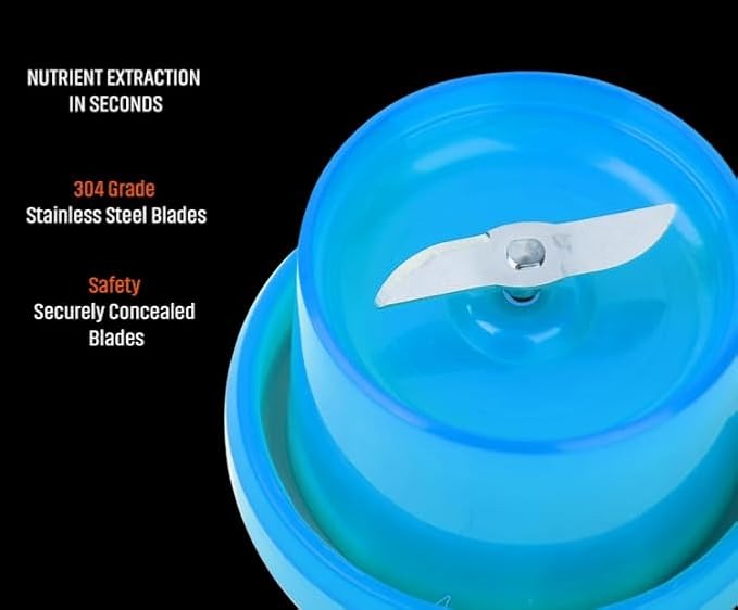 Pigeon Neo Portable Blender (Light Blue, 330ml)