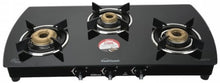 Sunflame Magna Glass Top Gas Stove (3 Burner, Manual Ignition)