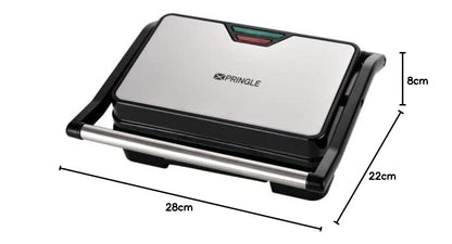 Pringle GM 722 Sandwich Maker & Panini Griller (Black, 850W)