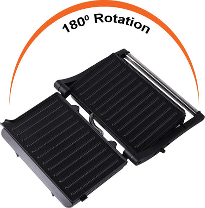 Pringle GM 721 Open Grill Sandwich Maker (Black, 1000W)