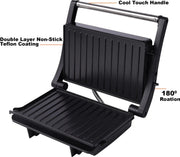 Pringle GM 721 Open Grill Sandwich Maker (Black, 1000W)