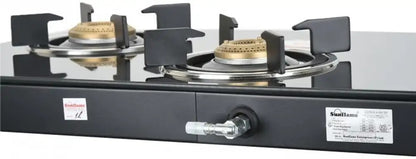 Sunflame Magna Glass Top Gas Stove (3 Burner, Manual Ignition)