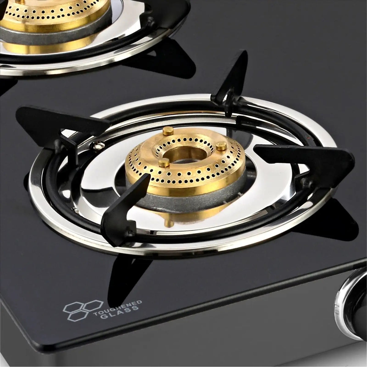 Sunflame Desire Glass Top Gas Stove (4 Burner, Manual Ignition)