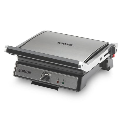 Borosil Super Jumbo Grill Sandwich Maker (Black, 2000W)