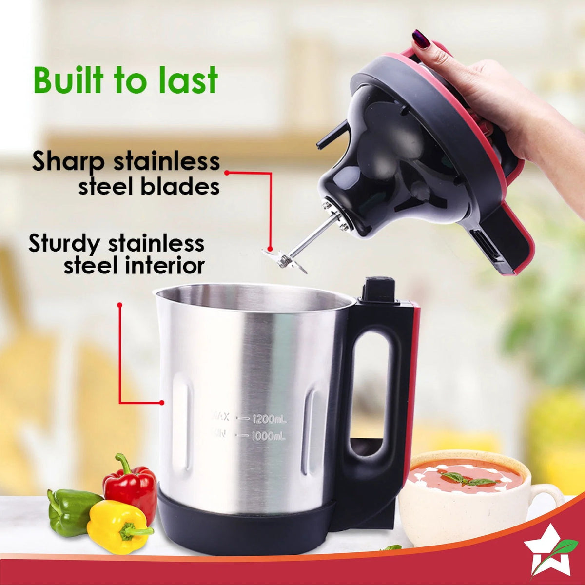 Wonderchef Neo Automatic Soup Maker (1L) (800W)