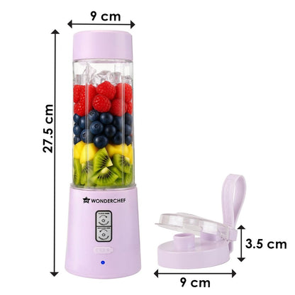 Wonderchef Twister Portable Blender (Lavender, 500ml)