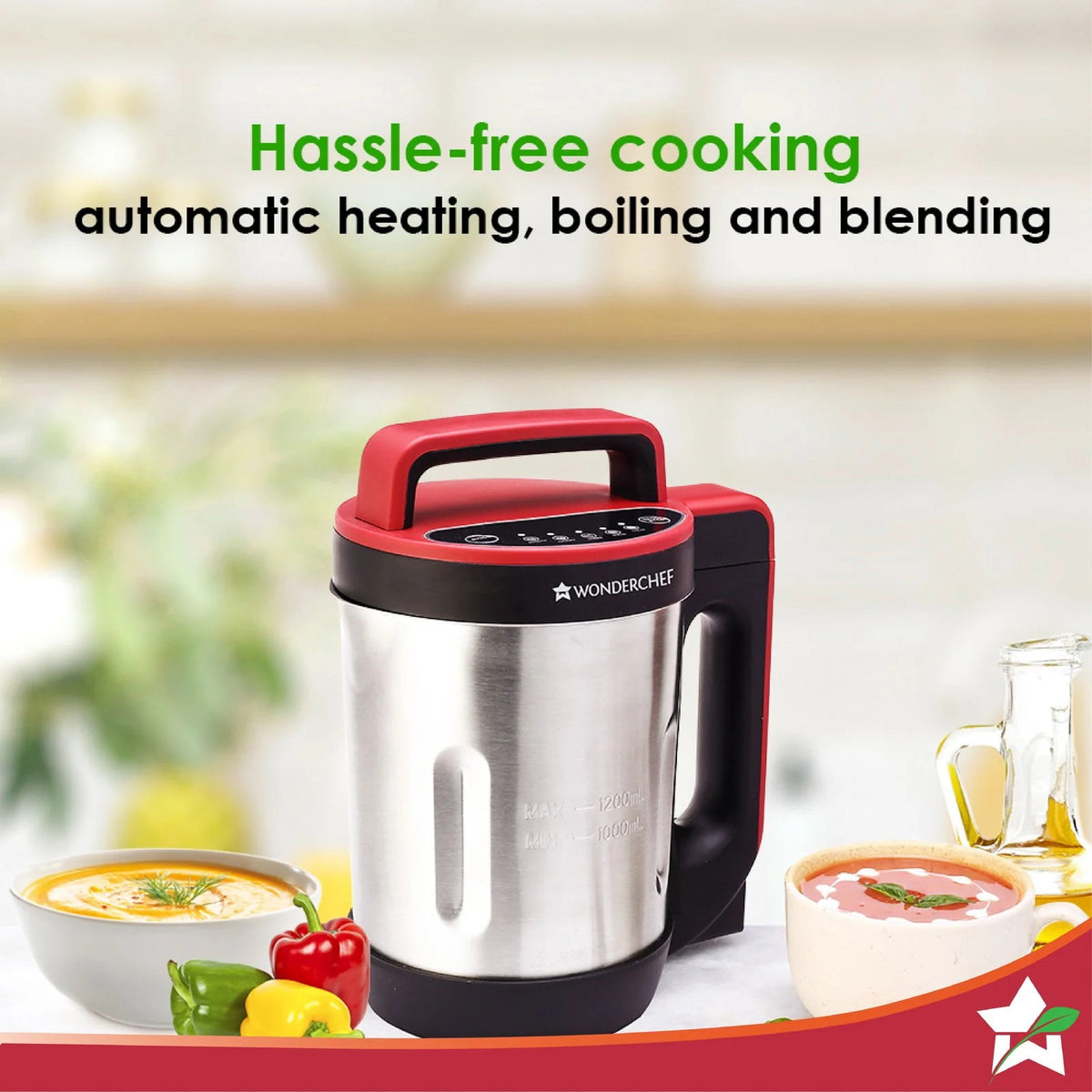 Wonderchef Neo Automatic Soup Maker (1L) (800W)