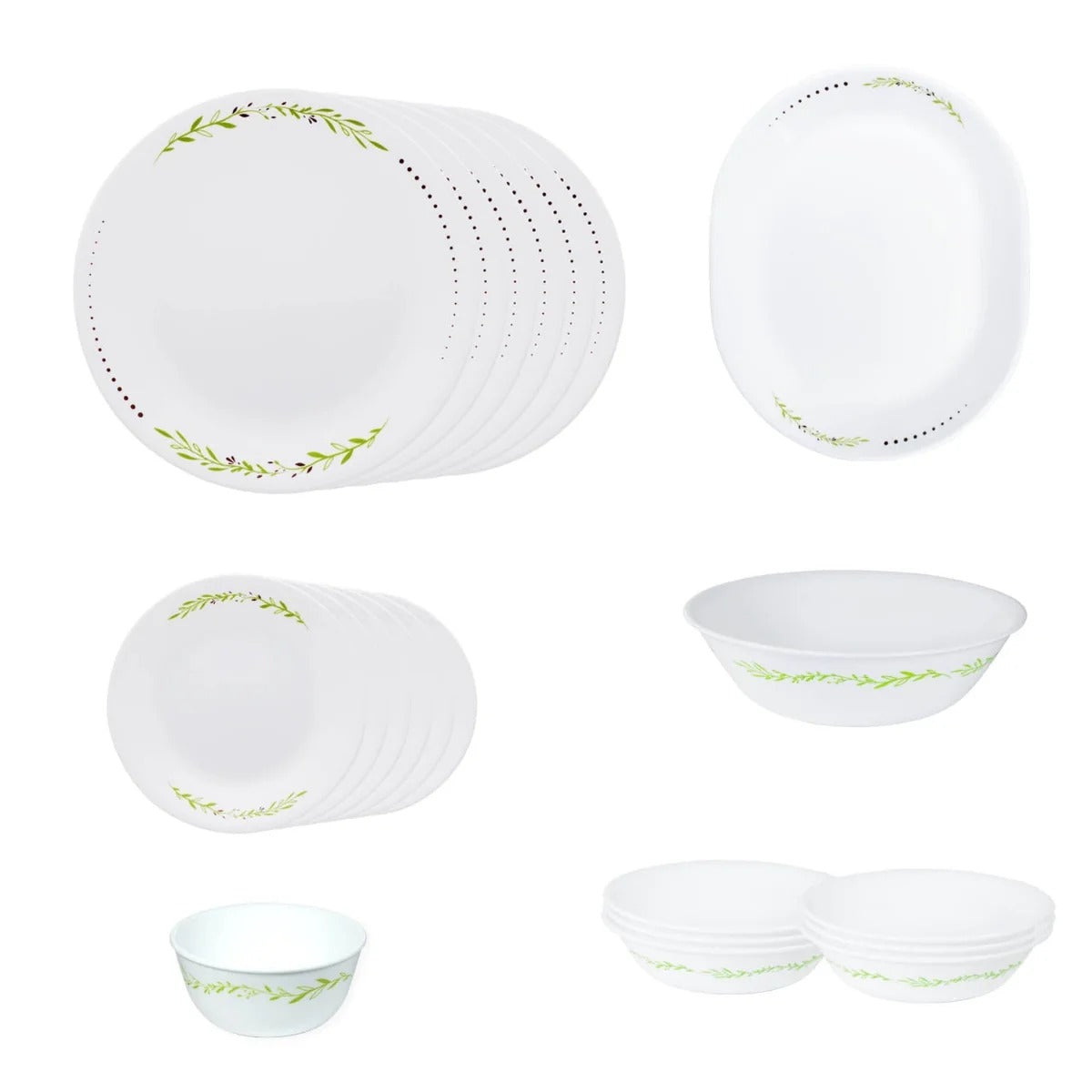 Corelle Livingware Herbs Dinner Set (21 Piece)