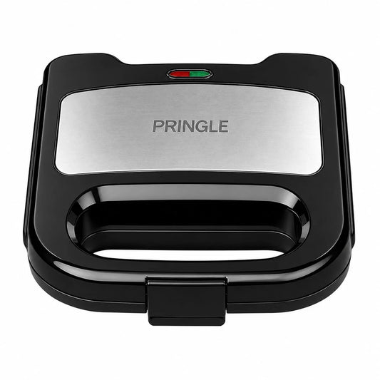 Pringle Crusty Grill Sandwich Maker (Black & Silver, 800W)