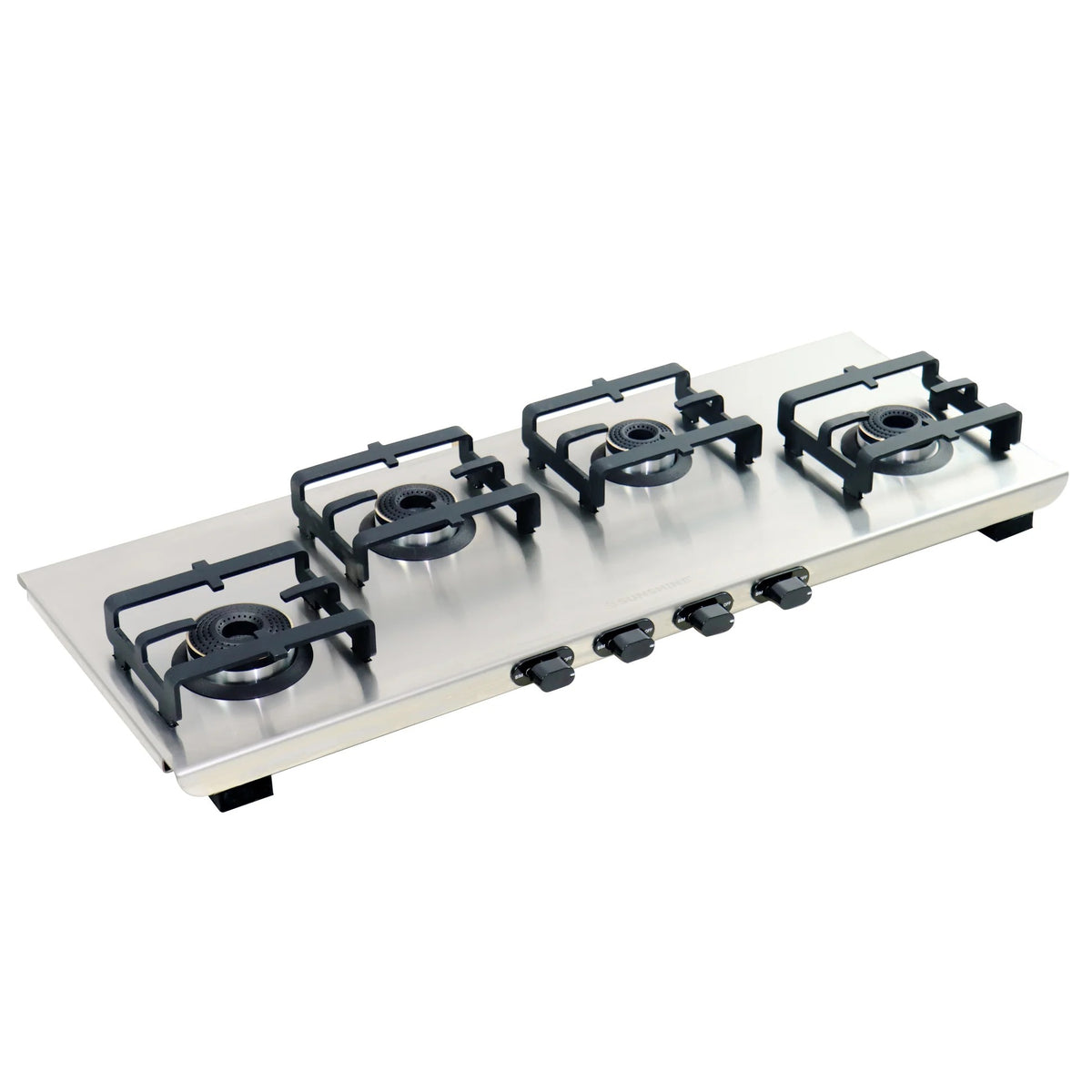Sunshine Shield Plus Olympic Stainless-Steel Cooktop (4 Burner, Manual Ignition)
