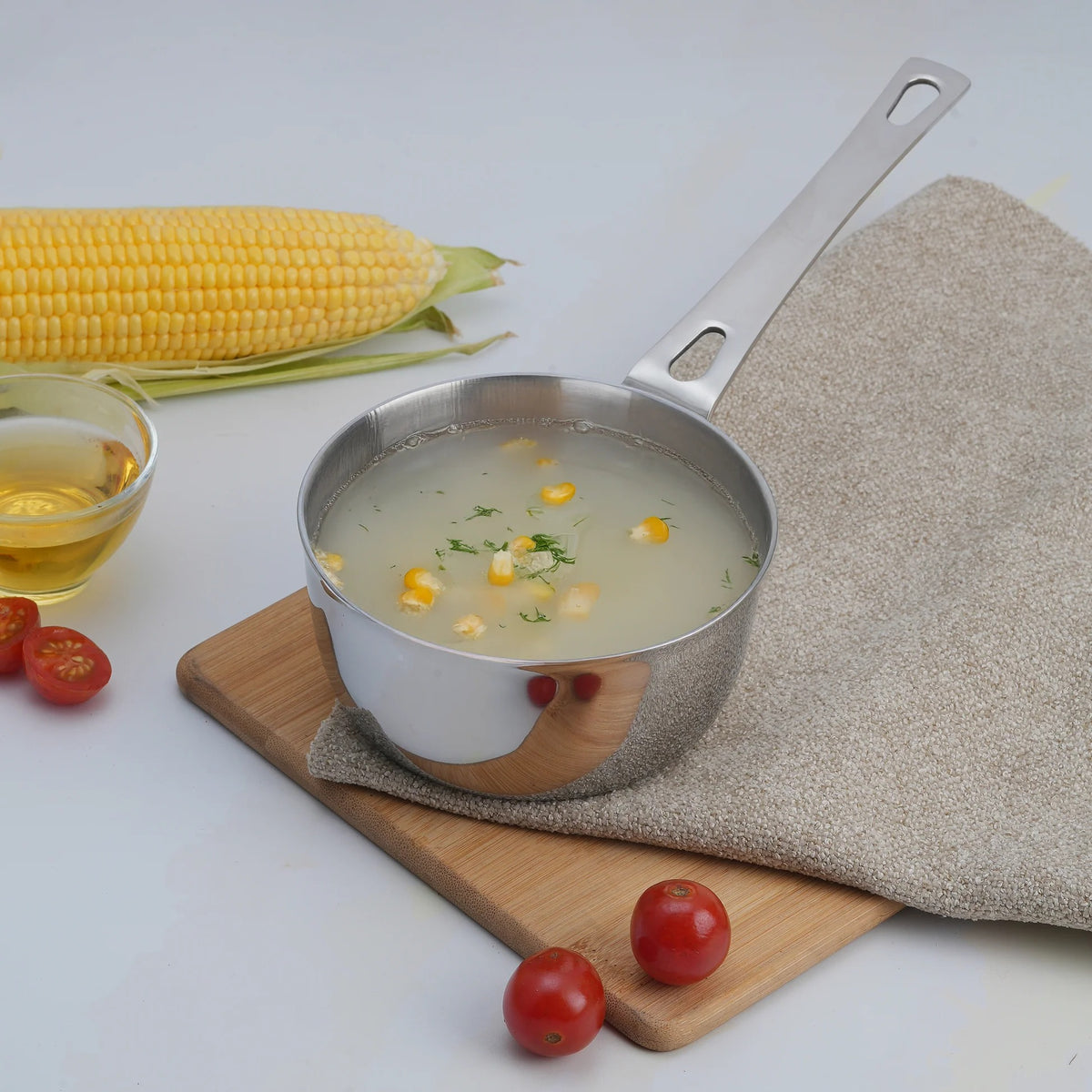 Vinod Platinum Triply Mini Saucepan (12 cm)