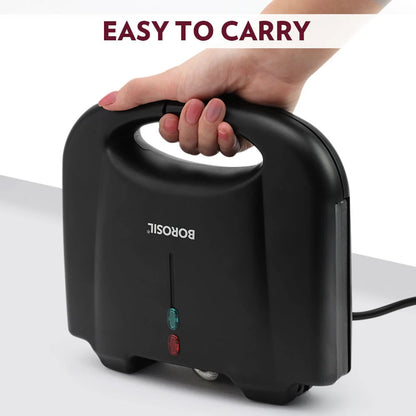 Borosil Klassy Sandwich Maker (Black, 800W)