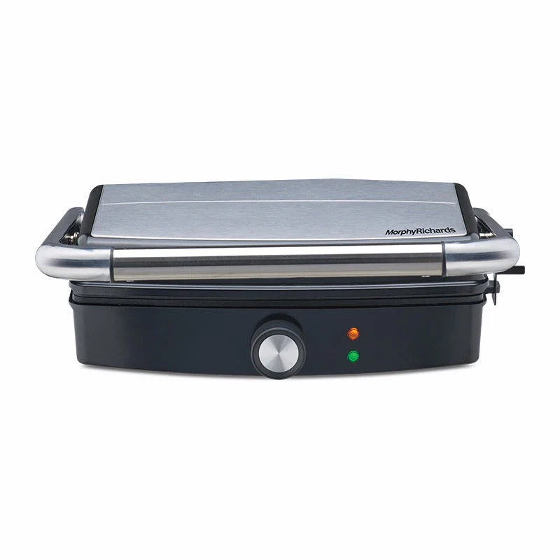 Morphy Richards Imperio Series SM 72 Grill Sandwich Maker (Silver & Black, 1500W)