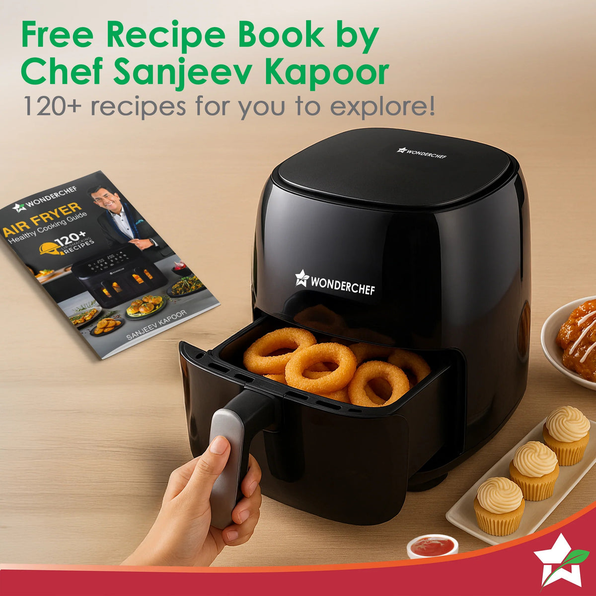 Wonderchef Neo Digital Air Fryer, Black (2L) (1000W)
