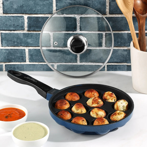 Vinod Zest Non-Stick Paniyarakkal, Single Handle (20.5 cm)