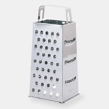 Rena 4-in-1 Multifunctional Grater 9×4, Stainless Steel Box Grater, 4 Grating & Slicing Surfaces