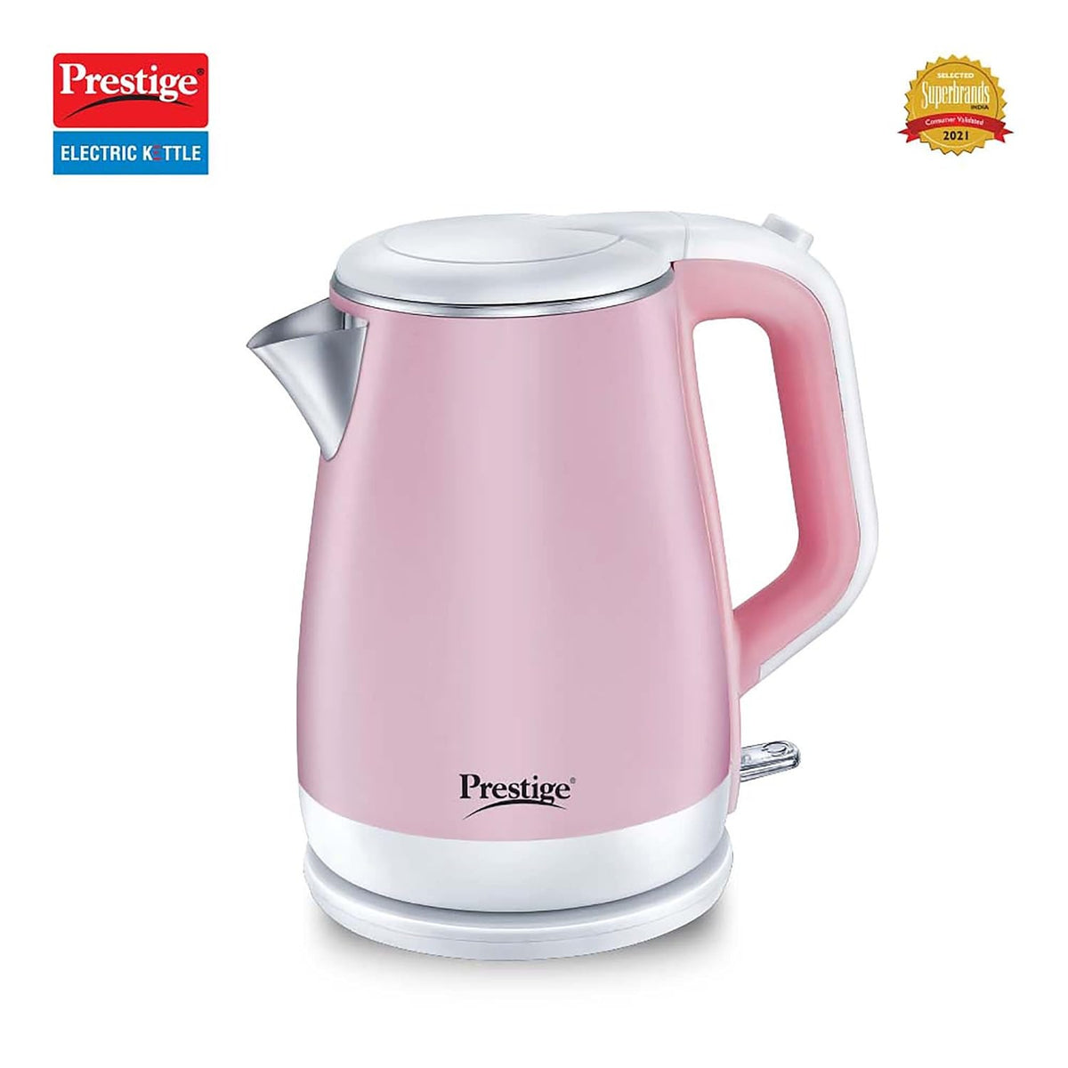 Prestige PKPC Pink Electric Kettle (Pink, 1.5 Litre)