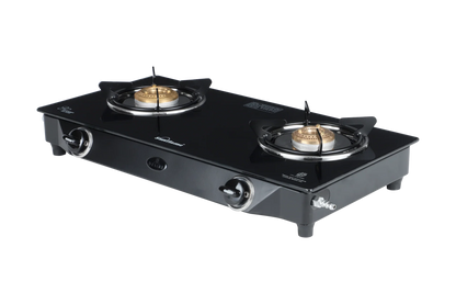 Sunflame GT Desire Glass Top Gas Stove (2 Burner, Manual Ignition)