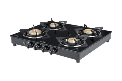 Sunflame Centa Glass Top Gas Stove (4 Burner, Auto Ignition)