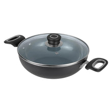 Vinod Zest Ceramica Kadai with Glass Lid, Induction Friendly (2.5 L)