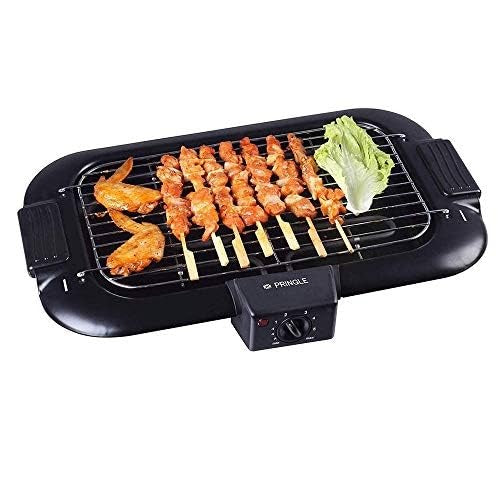 Pringle BBQ 1901 Electric Barbecue Grill (Black, 2000W)