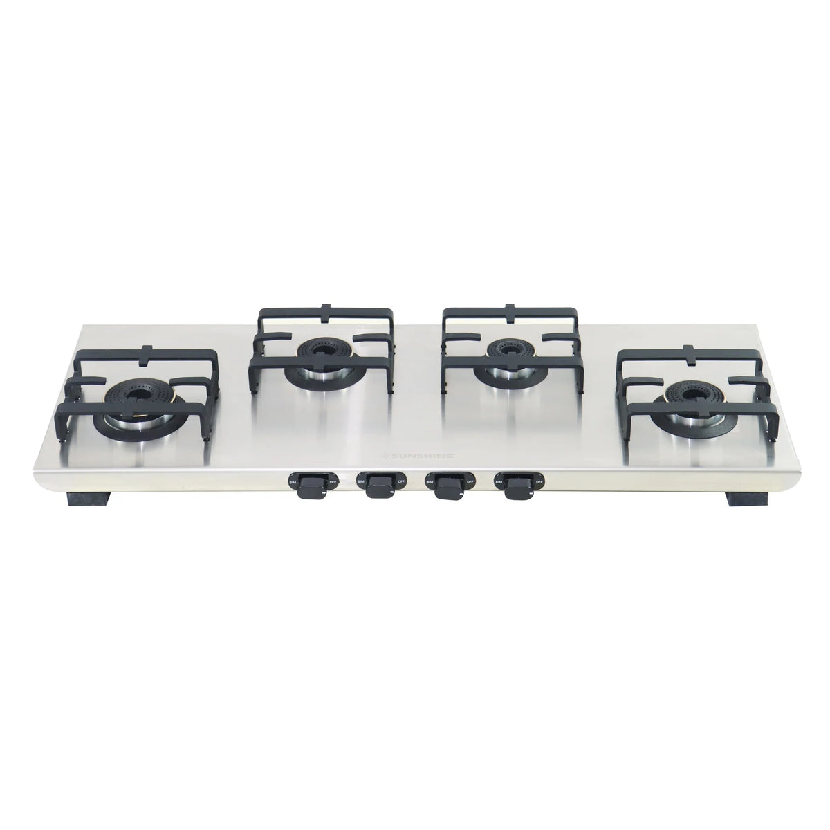 Sunshine Shield Plus Olympic Stainless-Steel Cooktop (4 Burner, Manual Ignition)