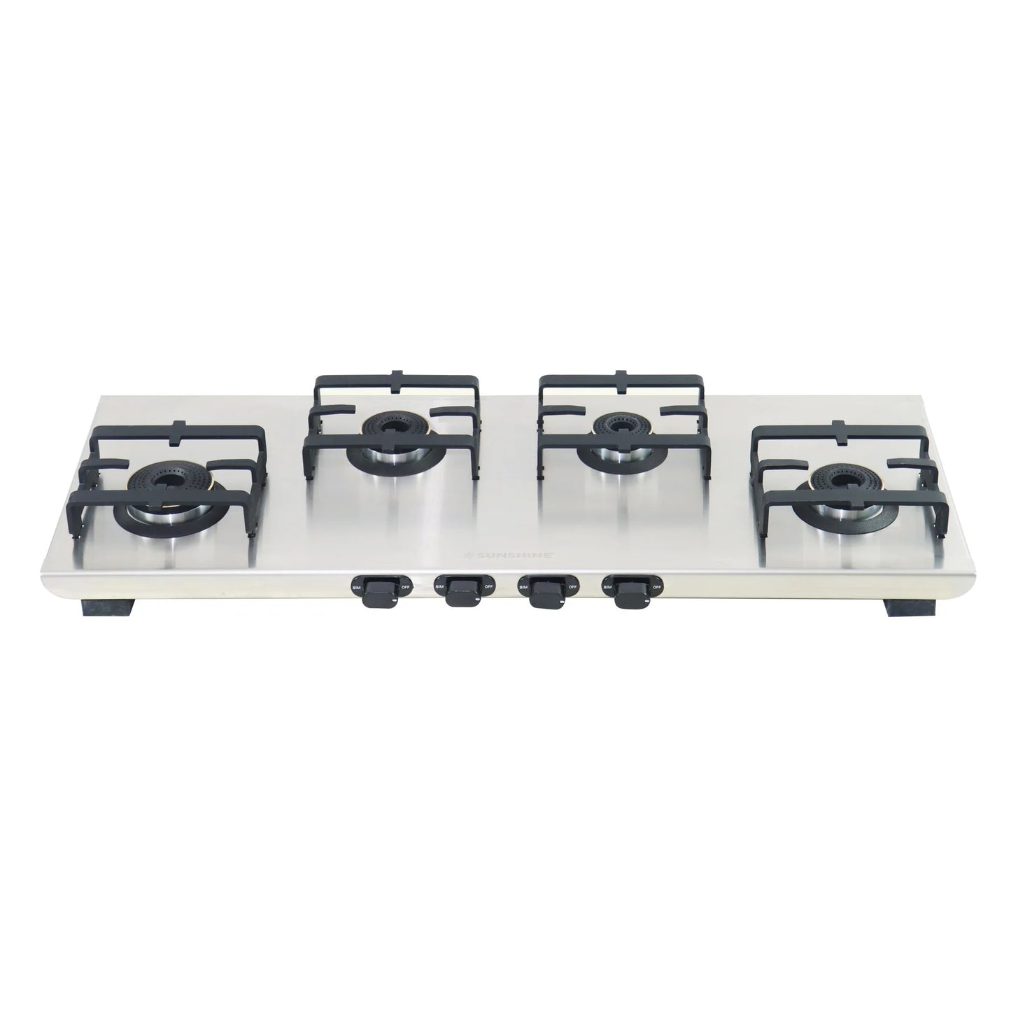 Sunshine Shield Plus Olympic Stainless-Steel Cooktop (4 Burner, Manual Ignition)
