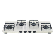 Sunshine Shield Plus Olympic Stainless-Steel Cooktop (4 Burner, Manual Ignition)