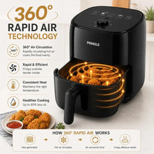 Pringle AirLite Manual Air Fryer, Black (2.2L) (1000W)