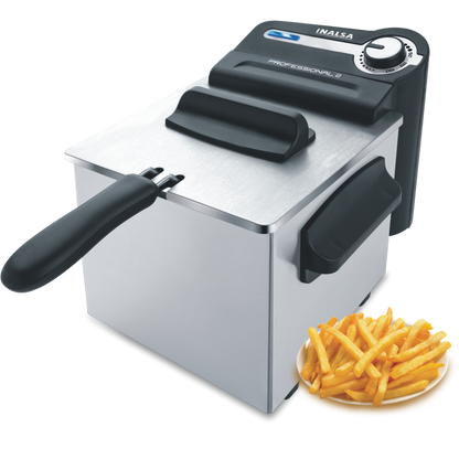 INALSA Professional 2 Air Fryer (Black & Silver, 2 Litre Oil Capacity)