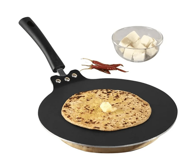 Vinod Zest Aluminium Non-Stick Flat Multi Tawa (28 cm)