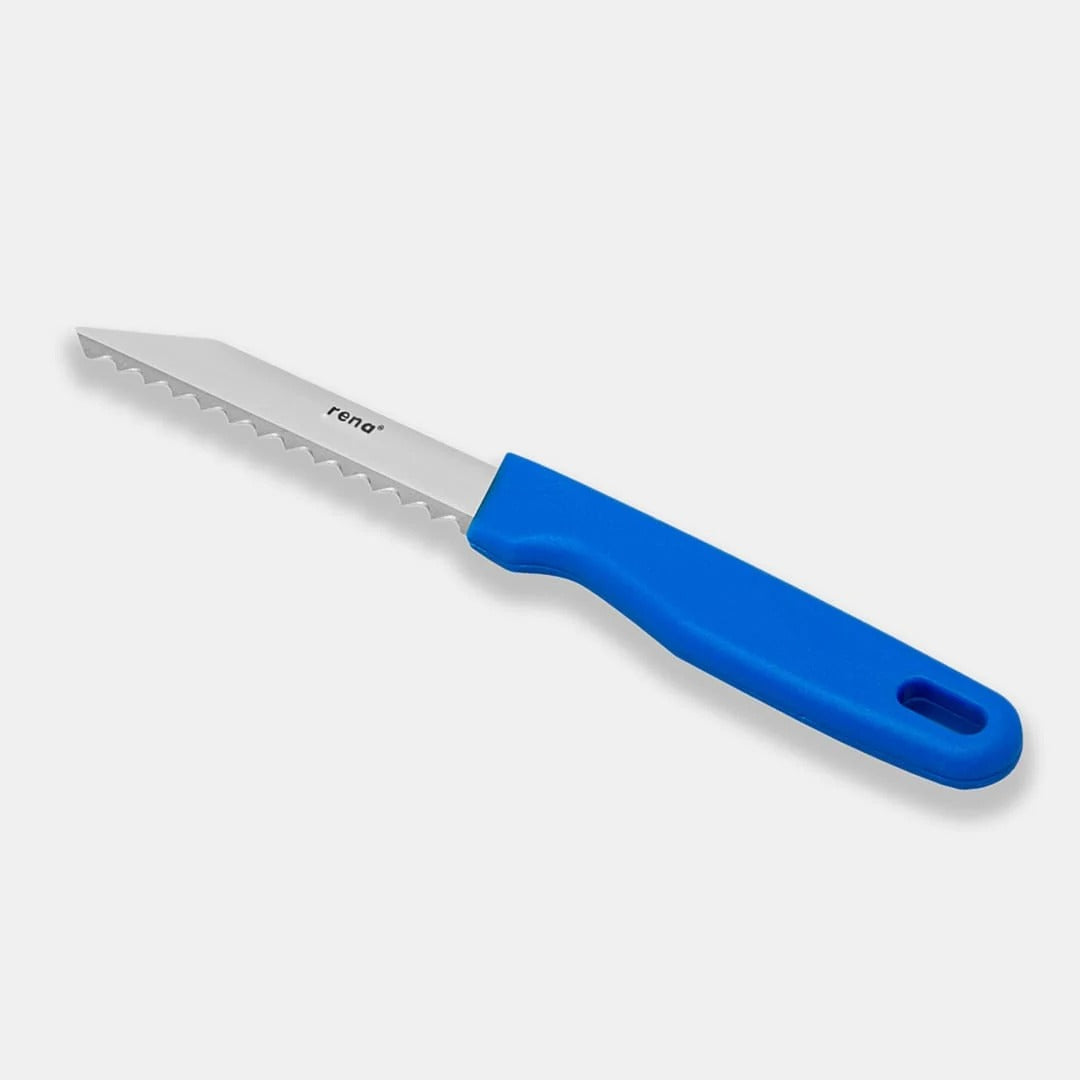 Rena Bread Scoring Knife, Stainless Steel Mini Serrated Blade (90 mm)