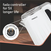 Pringle Ivy Electric Kettle (White, 1.2 Litre)