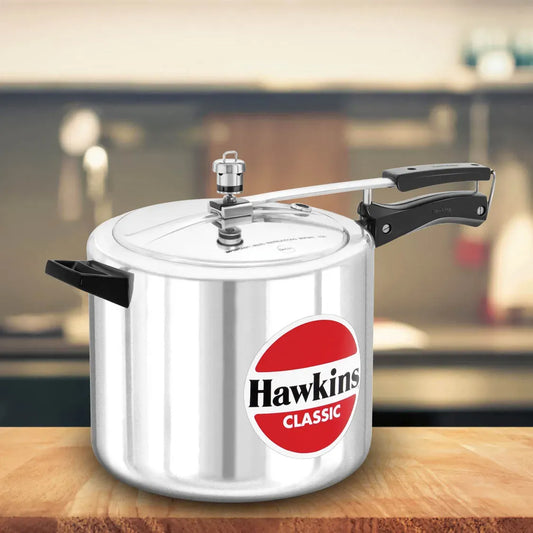 Hawkins Classic Pressure Cooker (10 Litre, Aluminium Pressure Cooker) (CL 10)