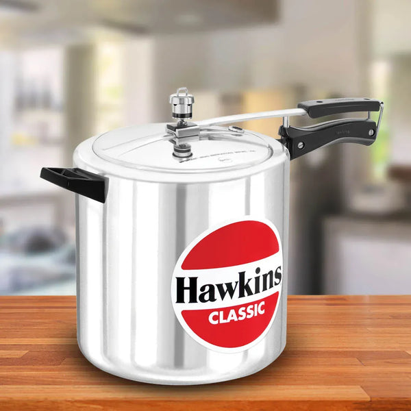 Hawkins Classic Pressure Cooker (12 Litre, Aluminium Pressure Cooker) (CL 12)