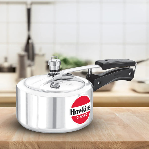 Hawkins Classic Pressure Cooker (2 Litre, Aluminium Pressure Cooker) (CL 20)