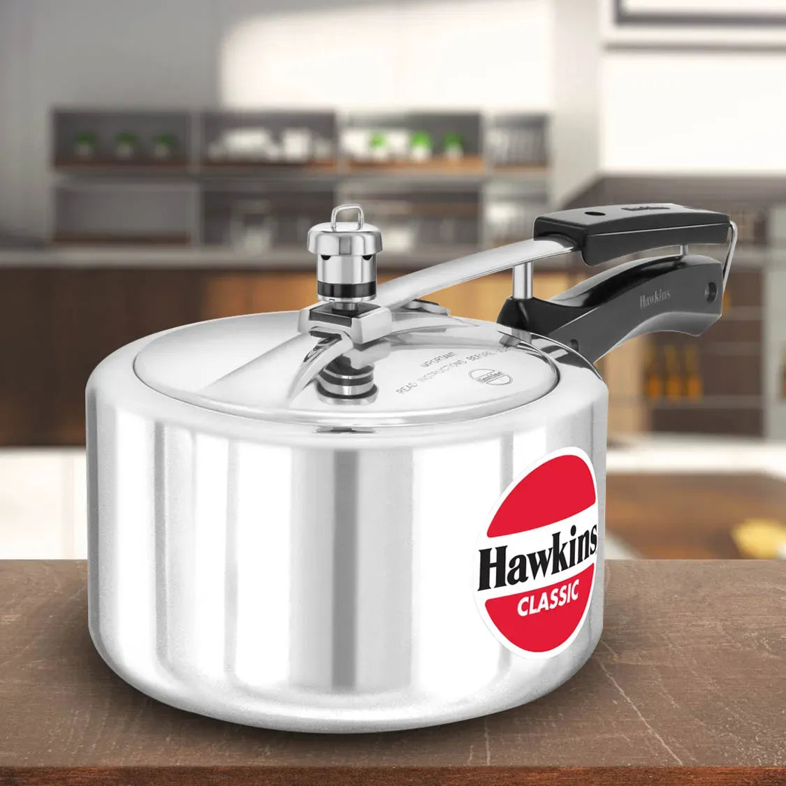 Hawkins Classic Wide Pressure Cooker (3 Litre, Aluminium Pressure Cooker) (CL 3W)
