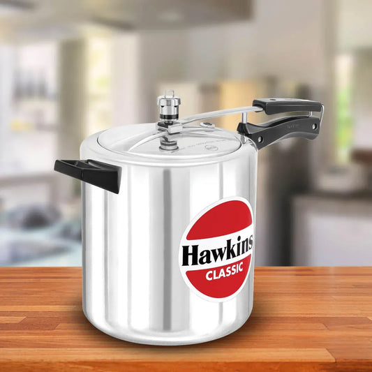 Hawkins Classic Pressure Cooker (8 Litre, Aluminium Pressure Cooker) (CL 8T)