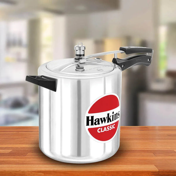 Hawkins Classic Pressure Cooker (8 Litre, Aluminium Pressure Cooker) (CL 8T)