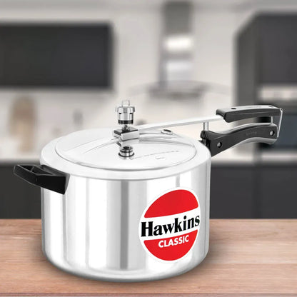 Hawkins Classic Wide Pressure Cooker (8 Litre, Aluminium Pressure Cooker) (CL 8W)