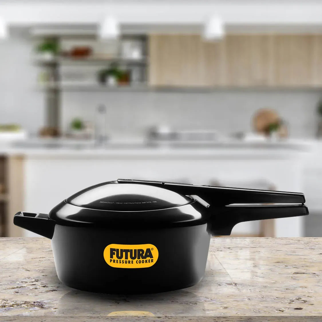 Hawkins Futura Hard Anodised Pressure Cooker (4 Litre, Inner Lid Pressure Cooker) (FP 40)