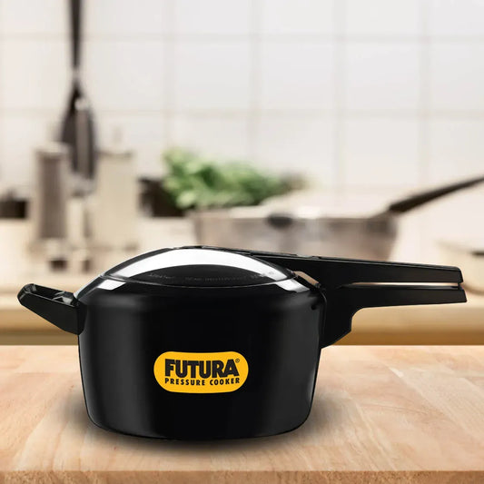 Hawkins Futura Hard Anodised Pressure Cooker (5 Litre, Inner Lid Pressure Cooker) (FP 50)