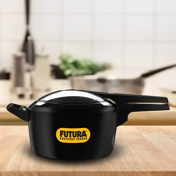 Hawkins Futura Hard Anodised Pressure Cooker (5 Litre, Inner Lid Pressure Cooker) (FP 50)