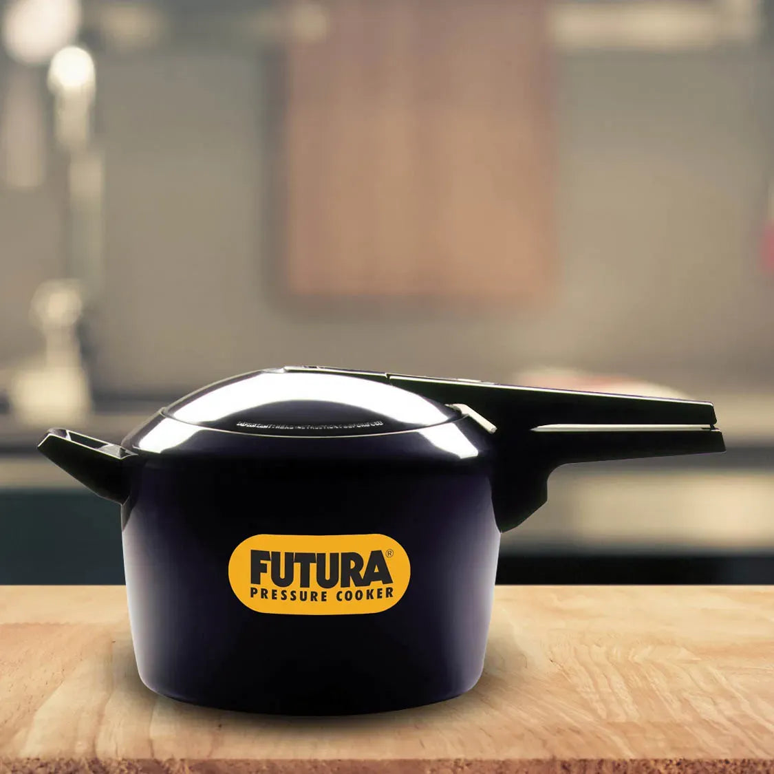 Hawkins Futura Hard Anodised Pressure Cooker (6 Litre, Inner Lid Pressure Cooker) (FP 60)