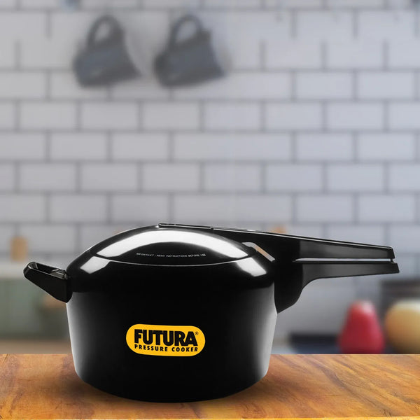 Hawkins Futura Jumbo Hard Anodised Pressure Cooker (7 Litre, Inner Lid Pressure Cooker) (FP 7J)